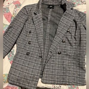 Have Black/White Striped Blazer